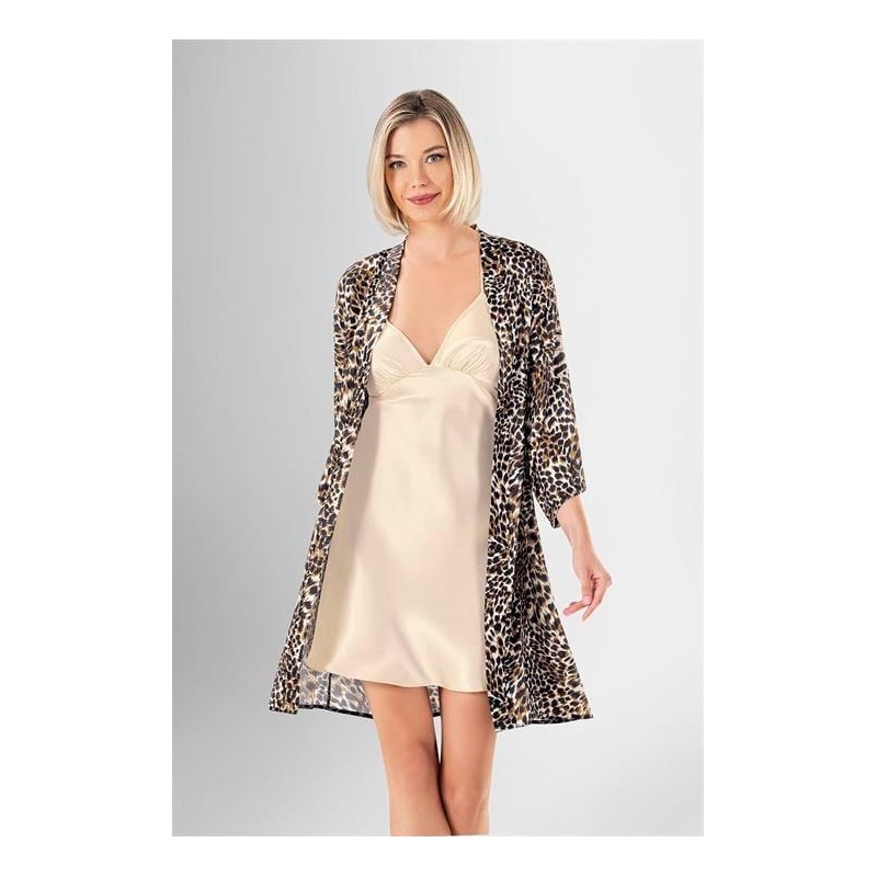 Loriva 2 li Kısa Sabahlık Takımı Desenli 1959