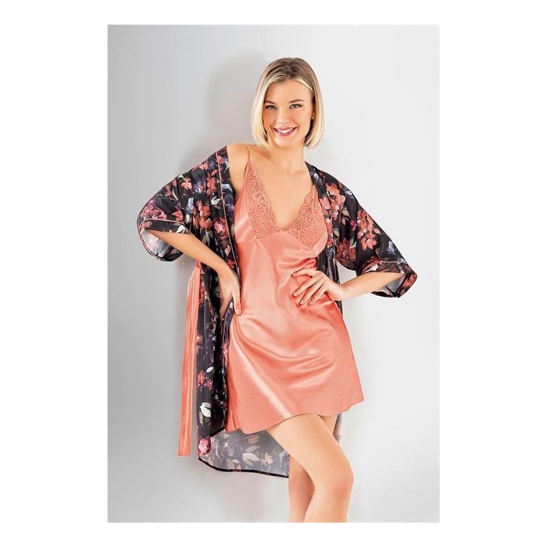 Aria's Closet 2li Sabahlık Takımı Somon